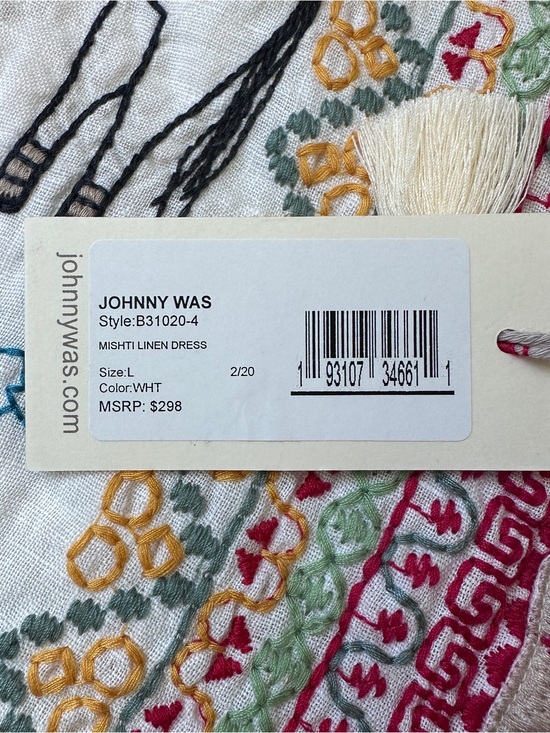 Johnny Was Dresses & Skirts - Johnny Was Mishti MIDI Linen Dress